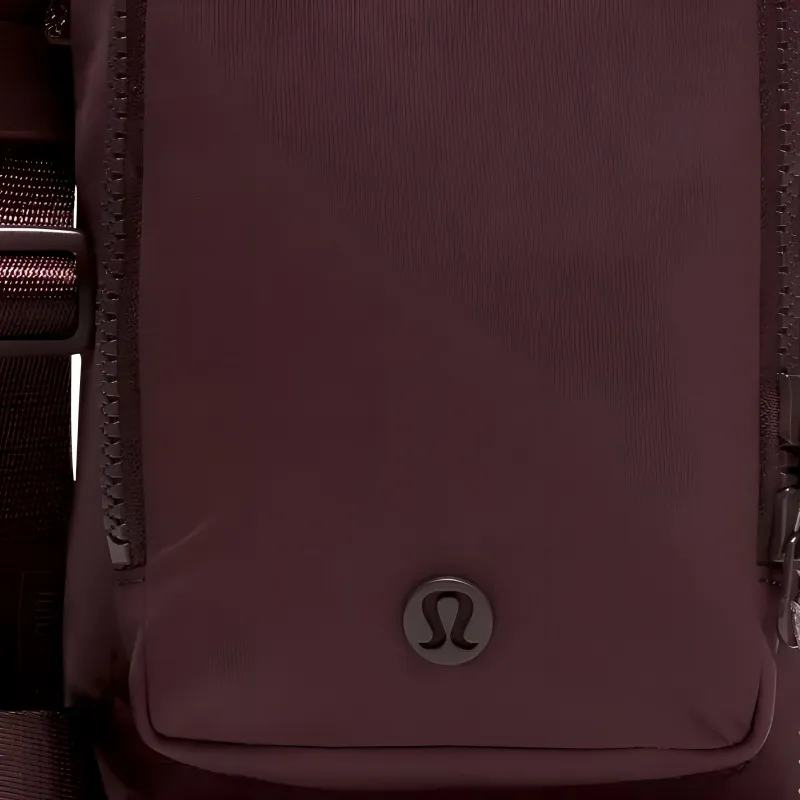 Lululemon Nylon Shoulder Bag Crossbody Bag Regular Women's Deep Red-4