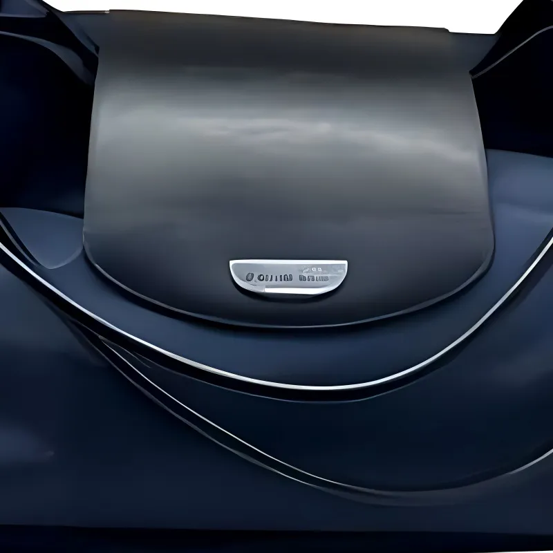 Balenciaga Nylon Handbag Large Size Women's Marine Blue-3
