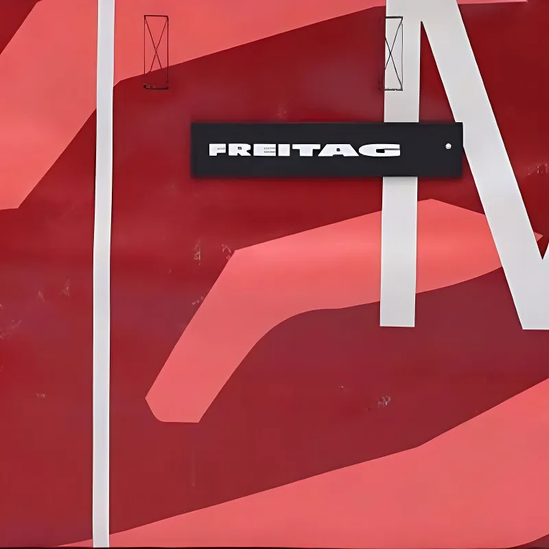 FREITAG PVC Tote Bag, Shopping Bag, Handbag Tubas Unisex Red-1