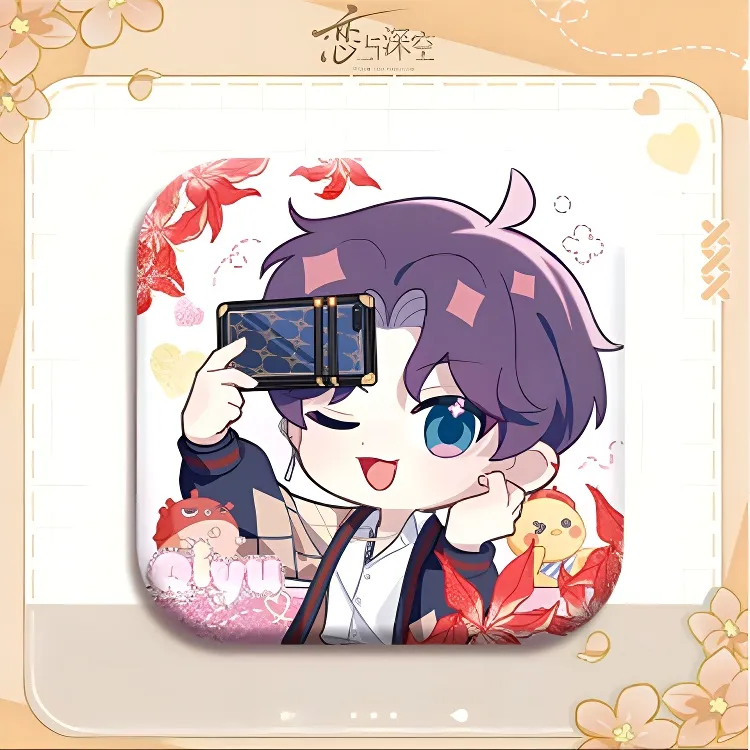 Animate x LIANYUSHENKONG Qi Yu, Shen Xinghui, Li Shen, Qin Che Q Square Badges-1