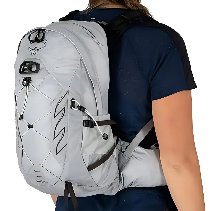 OSPREY Recycled High Tensile Nylon Outdoor Mountaineering Bag Backpack Tubas Women's Gray-3