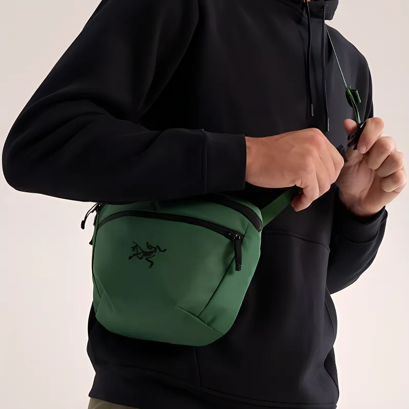 Arcteryx Mantis Recycled Polyester Shoulder Bag Crossbody Bag Fanny Pack Regular Unisex Forest Green-3