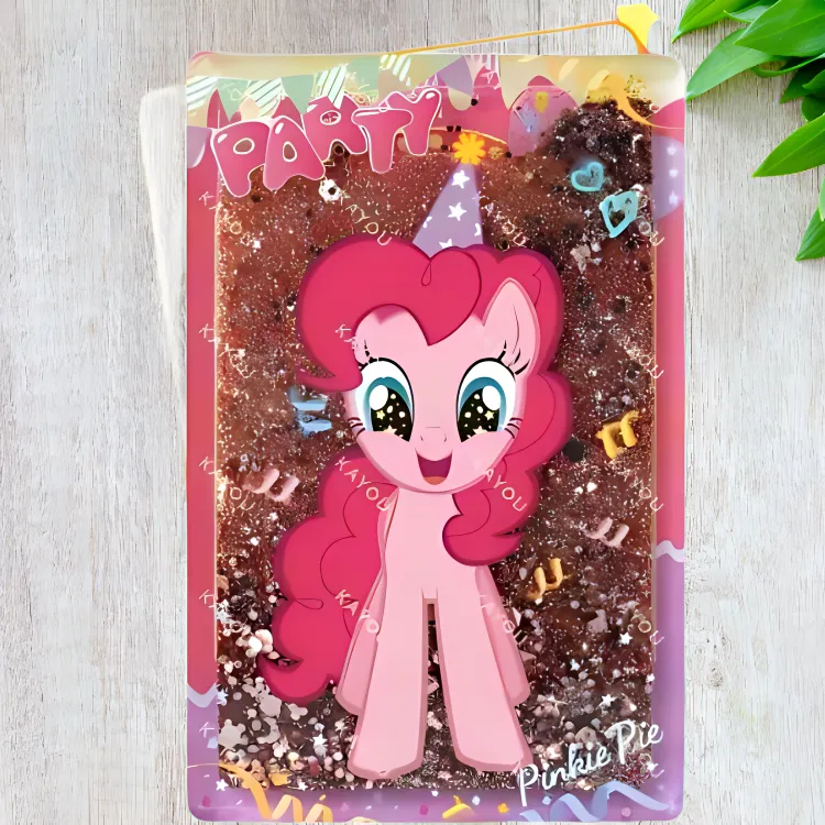 KAYOU Pinkie Pie Paulie The Pony Quicksand Ornament Acrylic Stands-2