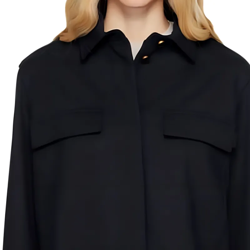 MaxMara Jackets & Coats Women's Marine Blue-4