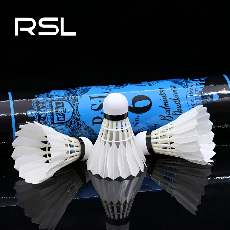 RSL Duck Feather Shuttlecock 12 Pack Duck Feather Shuttlecocks-2