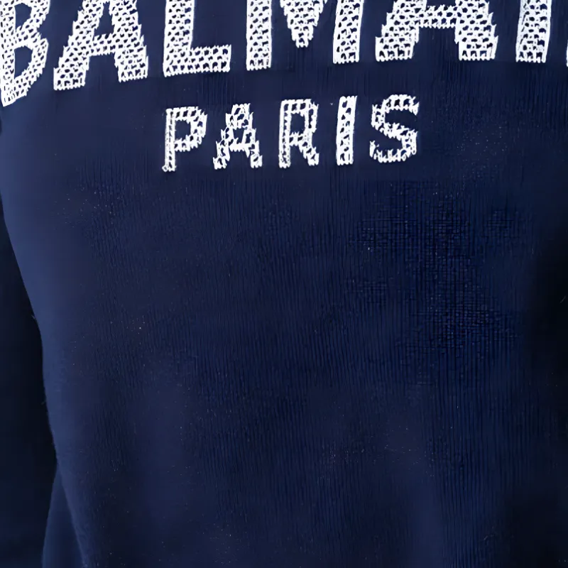 BALMAIN FW21 Slim Fit Sweater Women's Blue-2