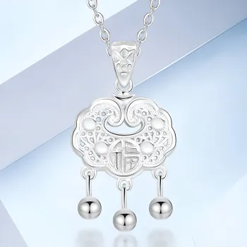 Bear Silversmith High Content Sterling Silver Sterling Silver Necklace Women's
