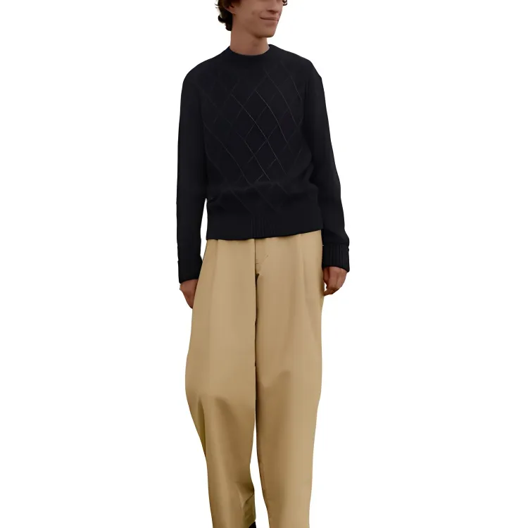 Jw Anderson X UNIQLO JWANDERSON Co brand Knitwear Unisex 69 Navy Blue-1