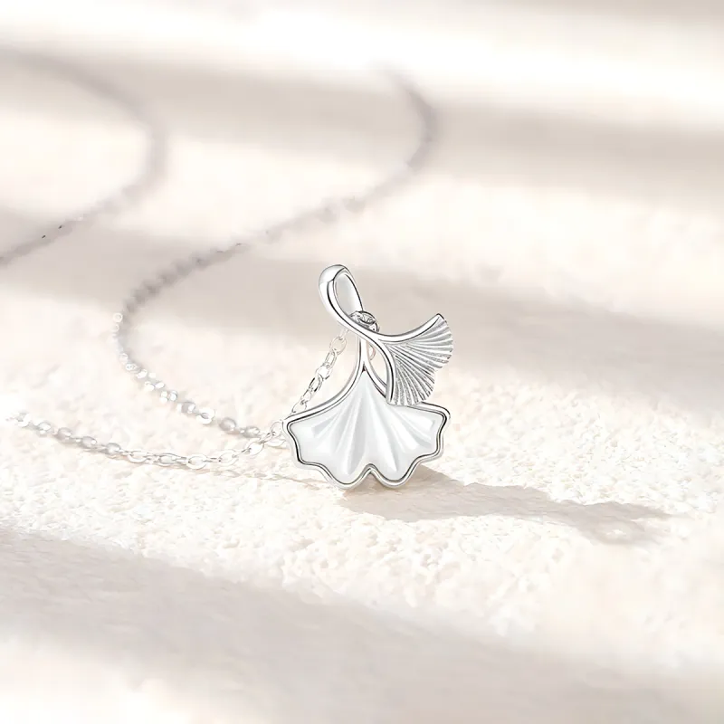 Nine Music 999 Fine Silver Necklaces Women's-2