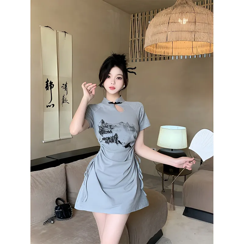 PUREIDOL Short Sleeved Dress Women's-4