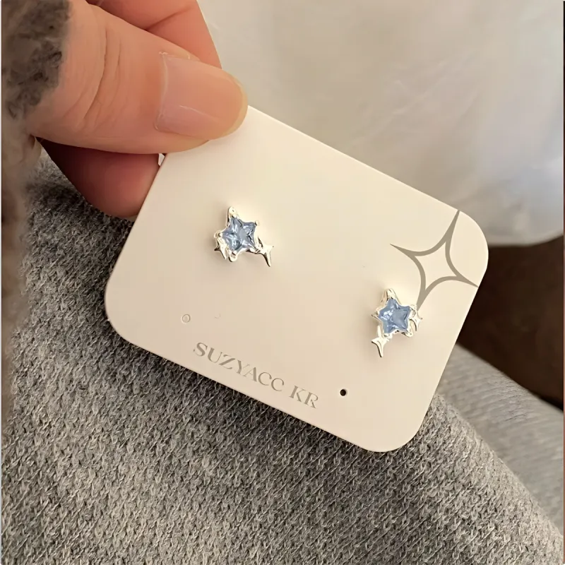 QIANFANGDAHUANGYE S925 Silver Stud Earrings Women's-2