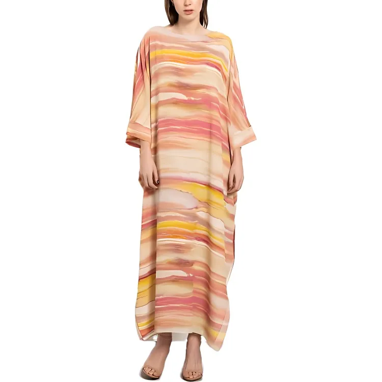 Loro Piana SS23 Long Sleeved Dress Women's Multicolor-1