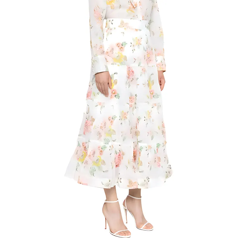 Zimmermann Pleated Midi Skirt-2