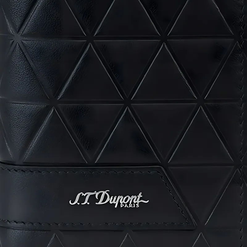 S. T.DUPONT Cow Leather Wallet Regular Unisex Black-4