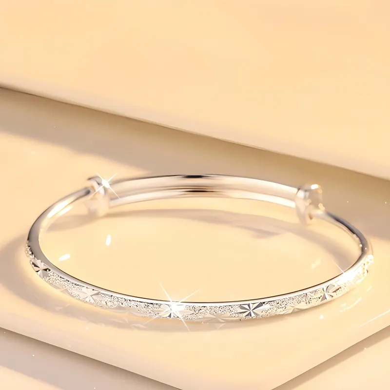 Beth Jewelry 999 Fine Silver Bangles Women's-1