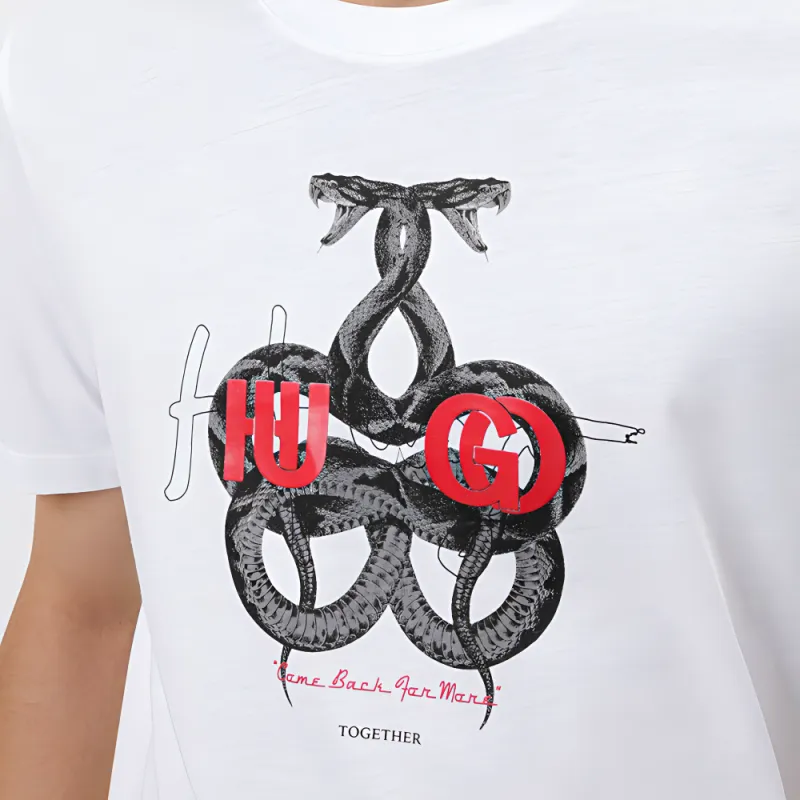 HUGO BOSS T Shirts Men White-4
