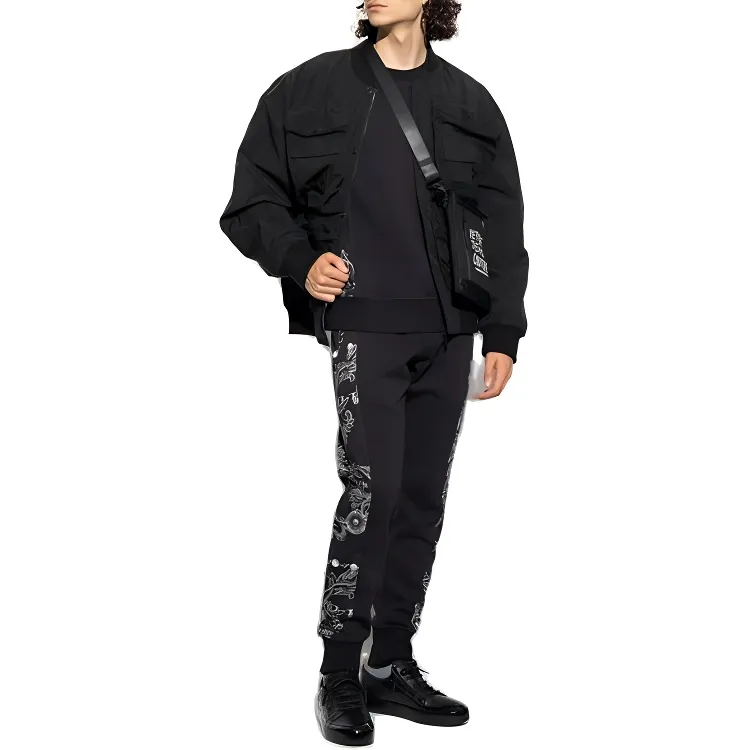 VERSACE JEANS COUTURE Baroque-Printed Drawstring Track Pants-5