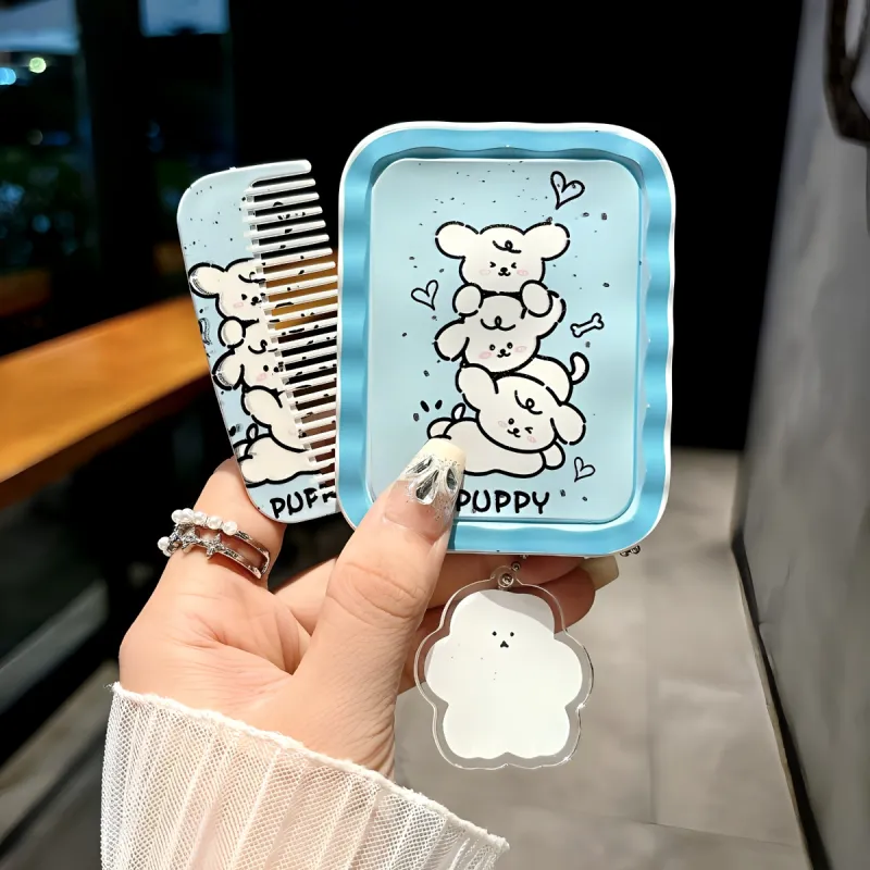 Love Of Wormwood Mini Pocket Mirror, Portable Folding Mirror Make Up Mirrors-2