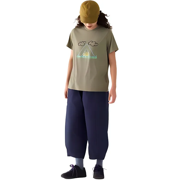 Ankorau T Shirt Women's Khaki Green-1