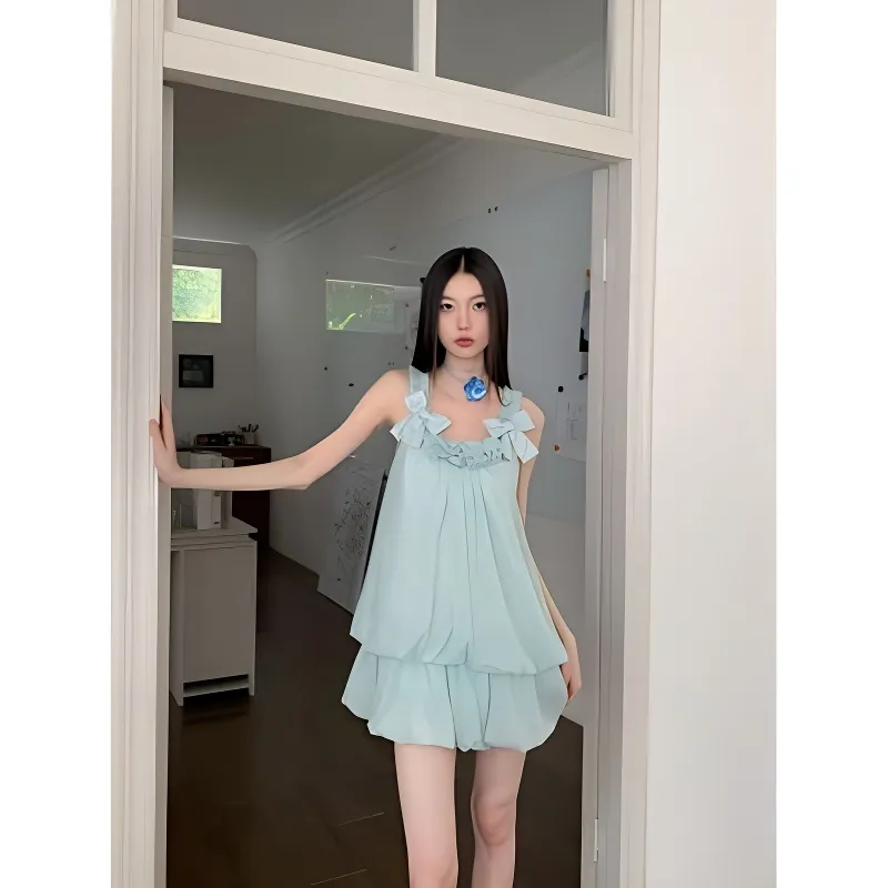 BDGU Slip Dresses Women's Mint Green-3