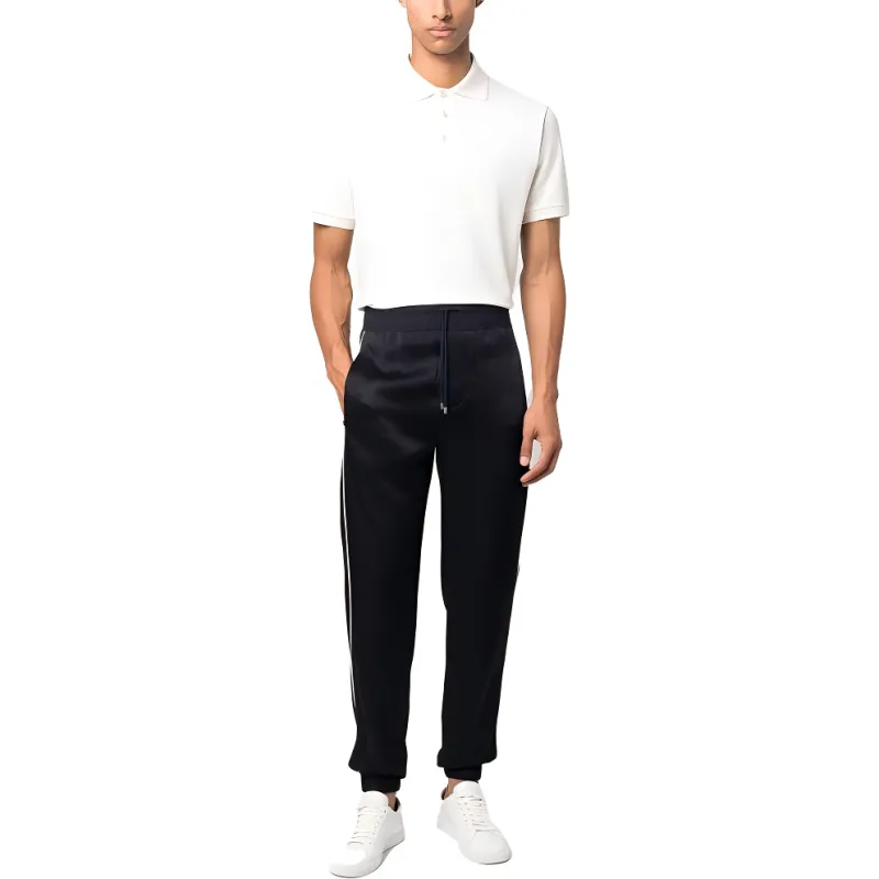SAINT LAURENT Drawstring Track Trousers-1