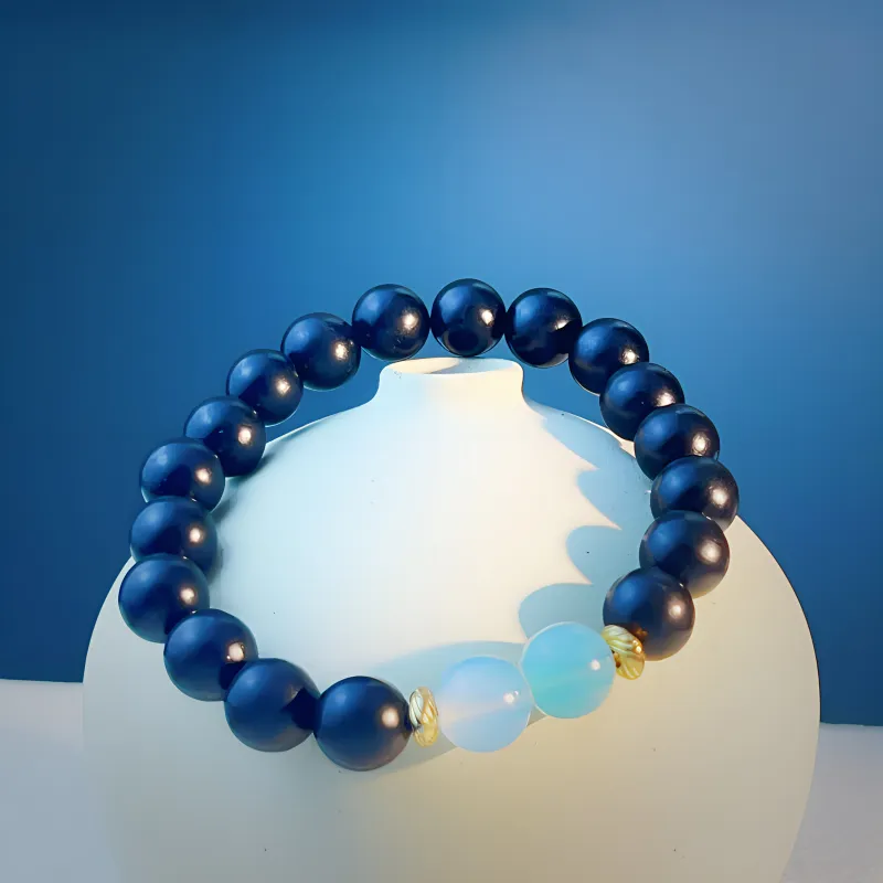 JUANLAN Ebony Wooden Bracelets Unisex-2