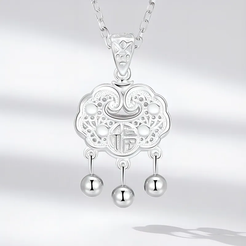 Bear Silversmith High Content Sterling Silver Sterling Silver Necklace Women's-2