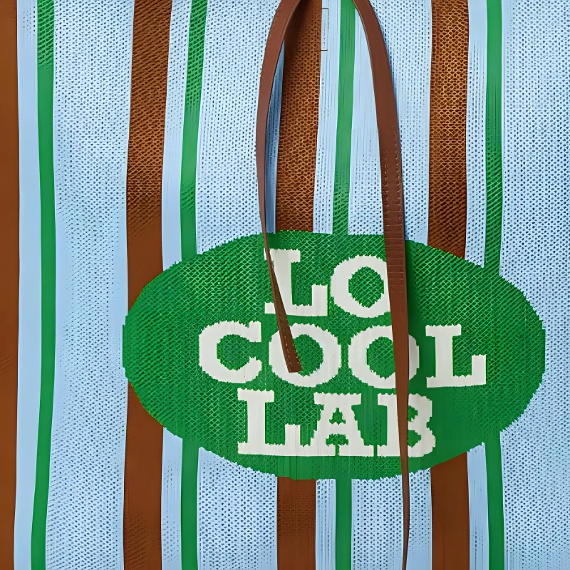 LOCOOLLAB Calfskin Tote Bag Shopping Bag Shoulder Bag Handbag Women's Blue-2