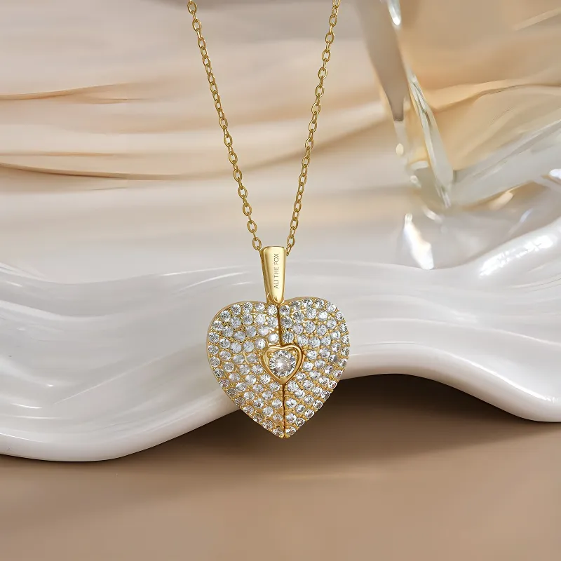 ALI THE FOX Titanium Steel Necklaces Women's-4
