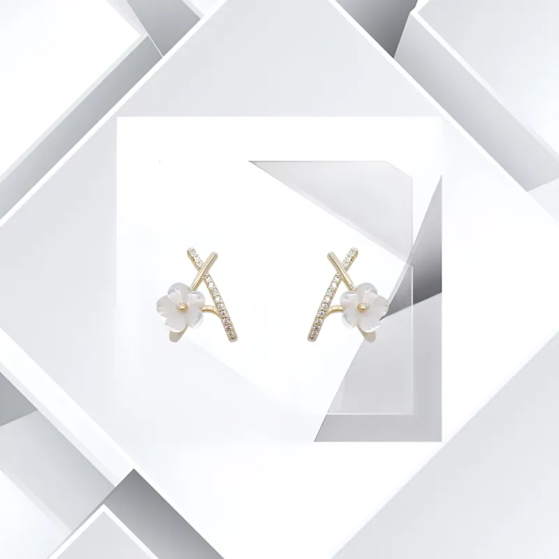 Universe Search Alloy Stud Earrings Women's-4