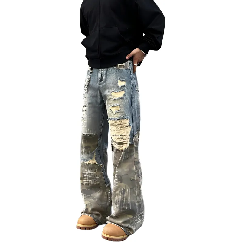 WELTER EXPERIMENT Trendy Essential Jeans Unisex Classic Blue-6