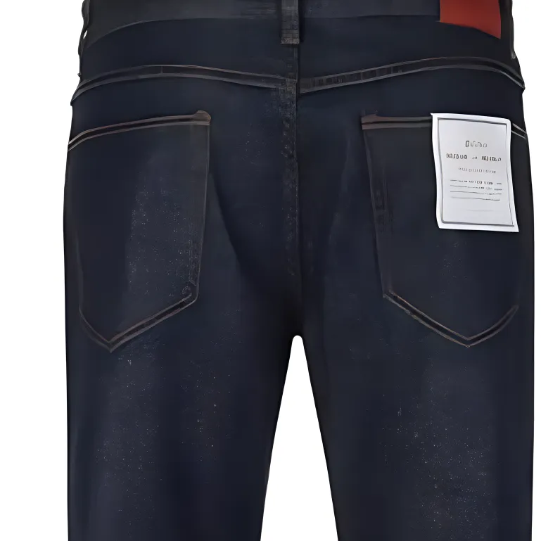 Zzegna SS22 Jeans Men's Dark Blue-5