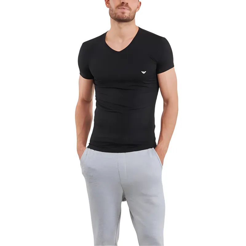 EMPORIO ARMANI T Shirt Men's 2 Pack Black-1