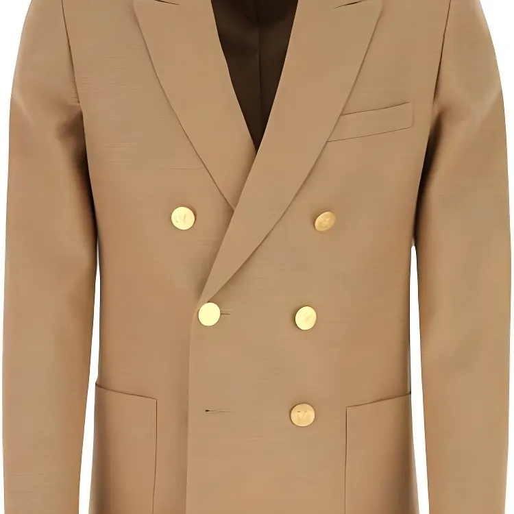 Valentino Business Suit Coat Men's Brown-4