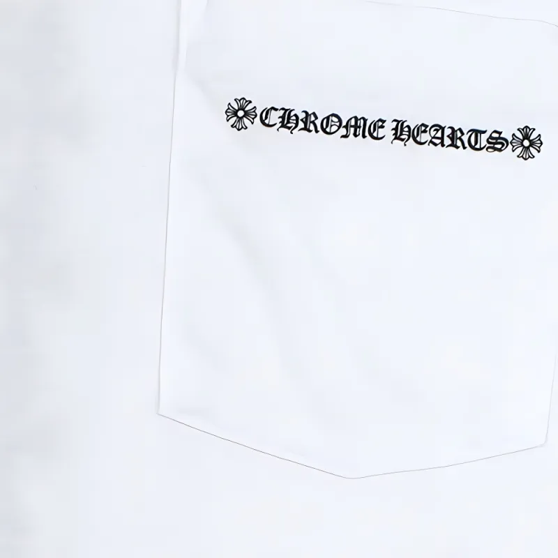 Chrome Hearts Cemetery Cross Tire Tracks T shirt-3