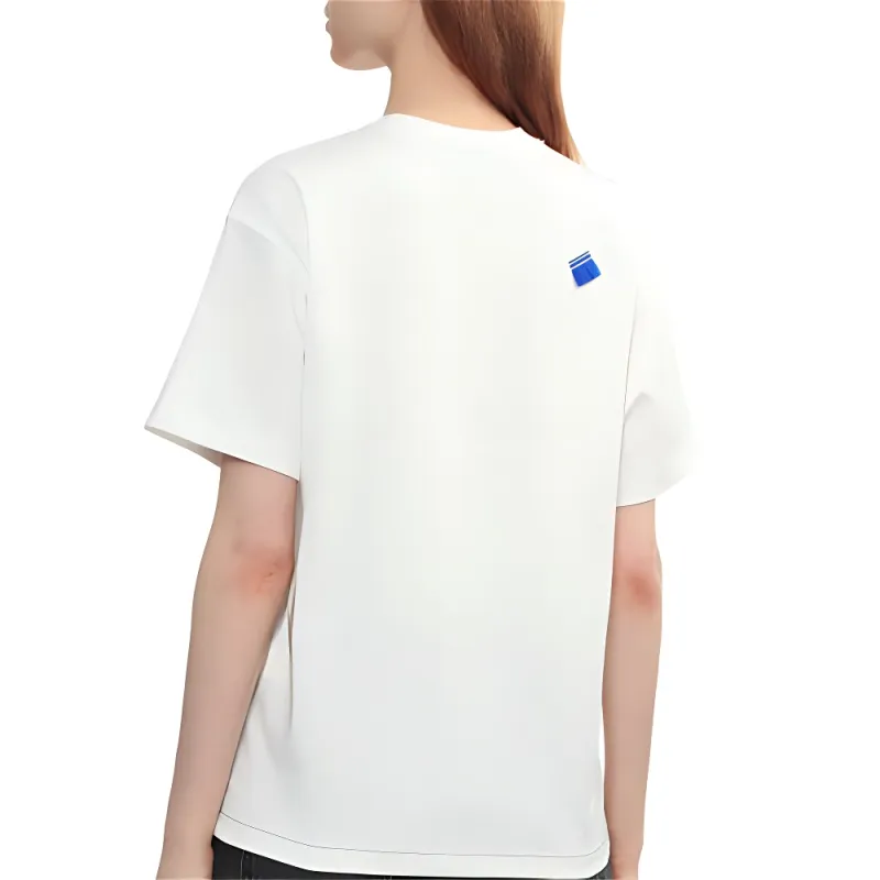 ADER ERROR Semi Oversized Fit T Shirt 'Off White'-4