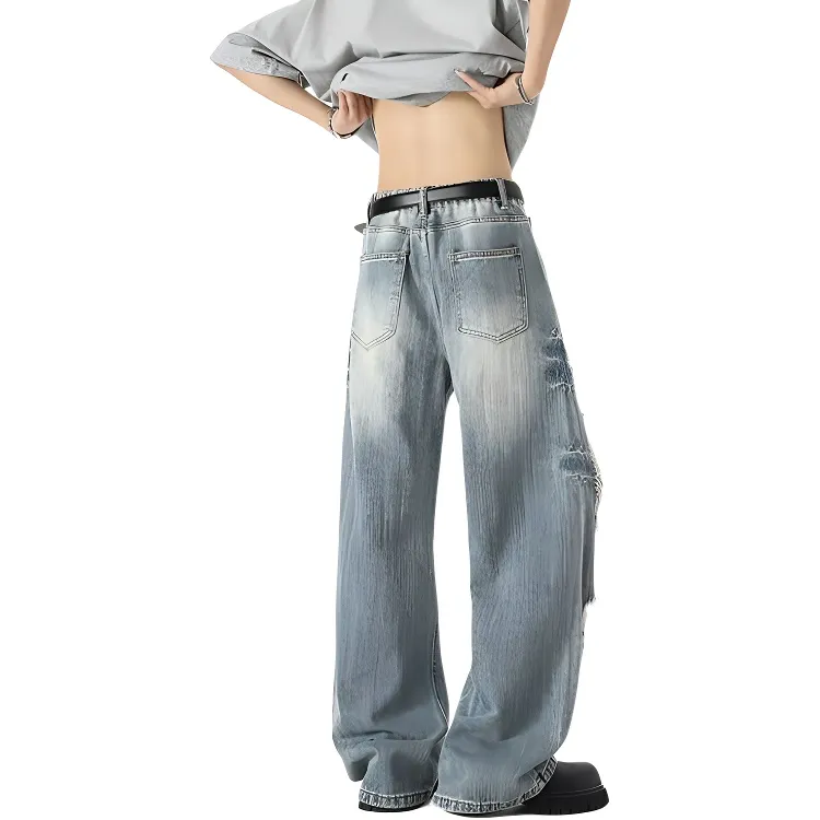 YOFVV Jeans Unisex Blue-1
