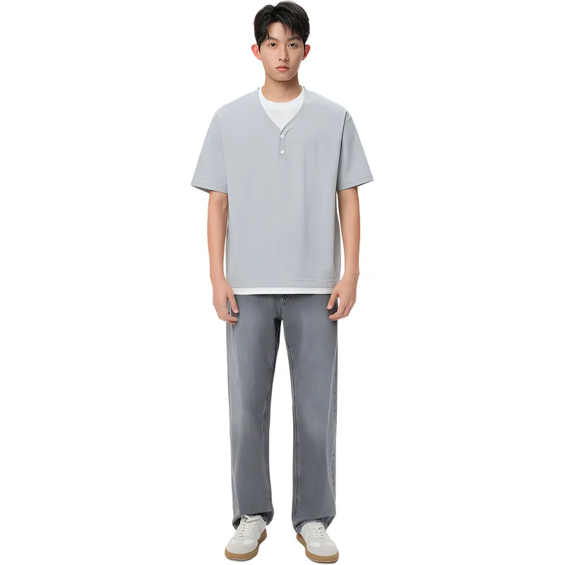 WOOG2005 T Shirts Unisex Light Blue-2