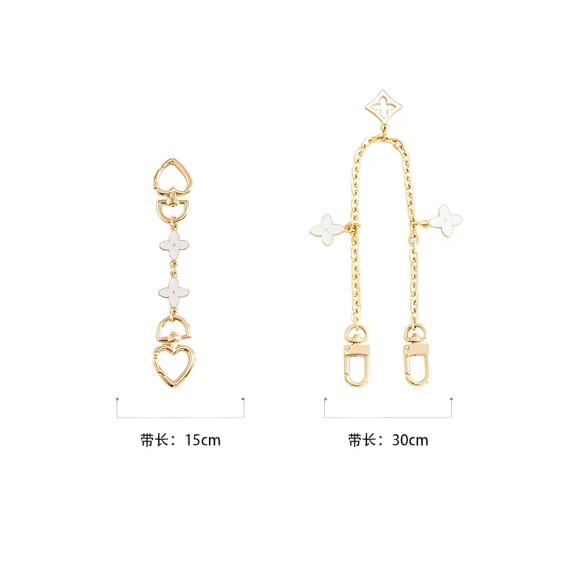 Ingenuity Handmade Metal Alloy Bag Strap Women's Gold Tone-1