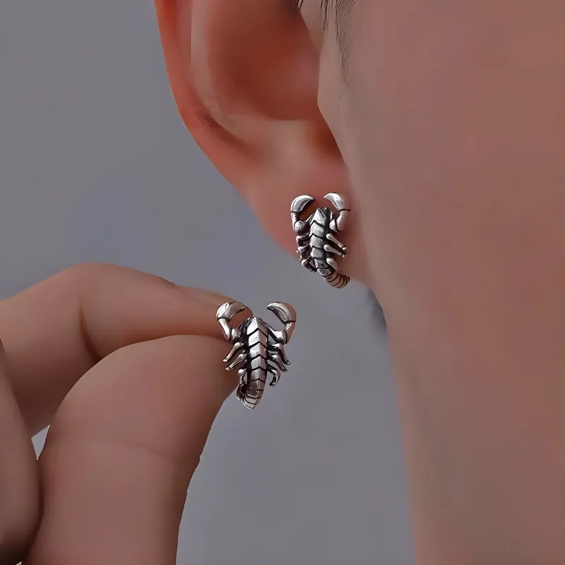 Universe Search Alloy Stud Earrings Unisex-1