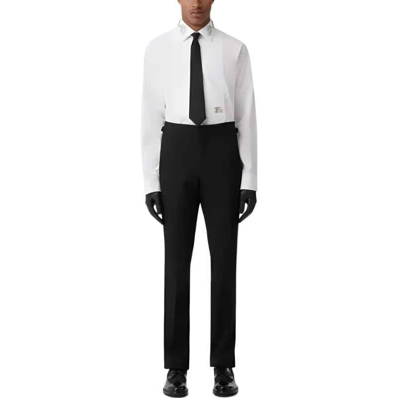 Burberry Evening wear SS23 Shirts Men White-2