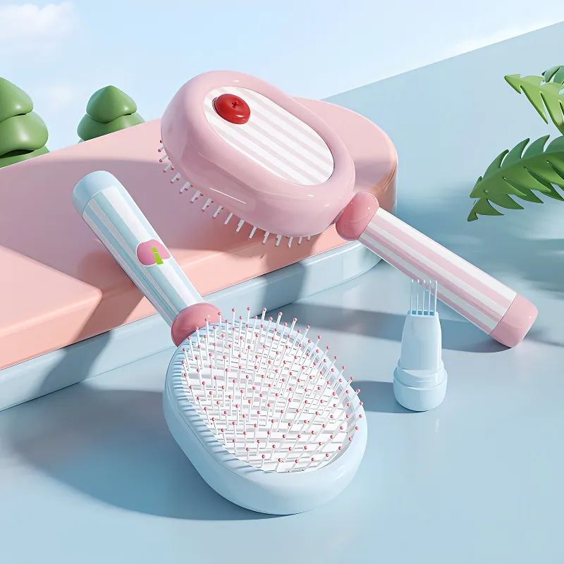 Love Of Wormwood Macaron Color Series Air Cushion Comb Straightening Prosperity Convenient For On The Go Use-2