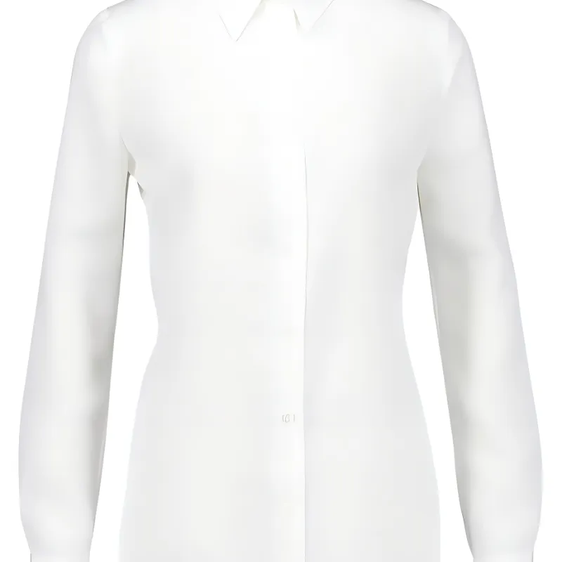 TOM FORD Straight Hem Satin Shirt-4