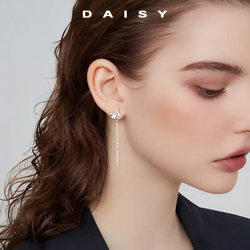 Daisy Dream Full Sterling Silver Earrings Women's-3