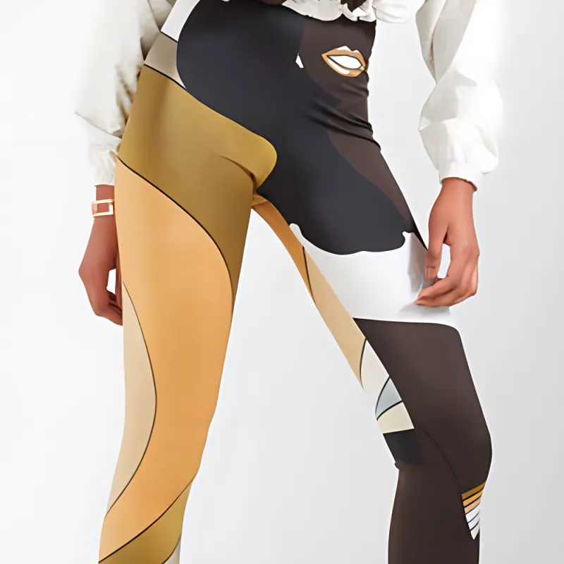 FENDI Leggings Women's Multicolor-3
