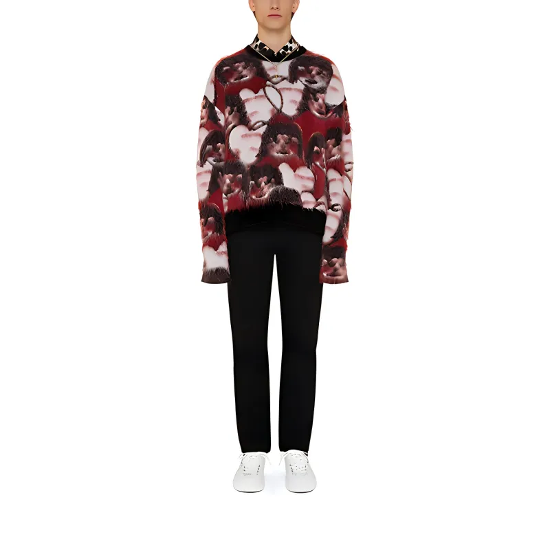 Givenchy Sweaters Men Red-1