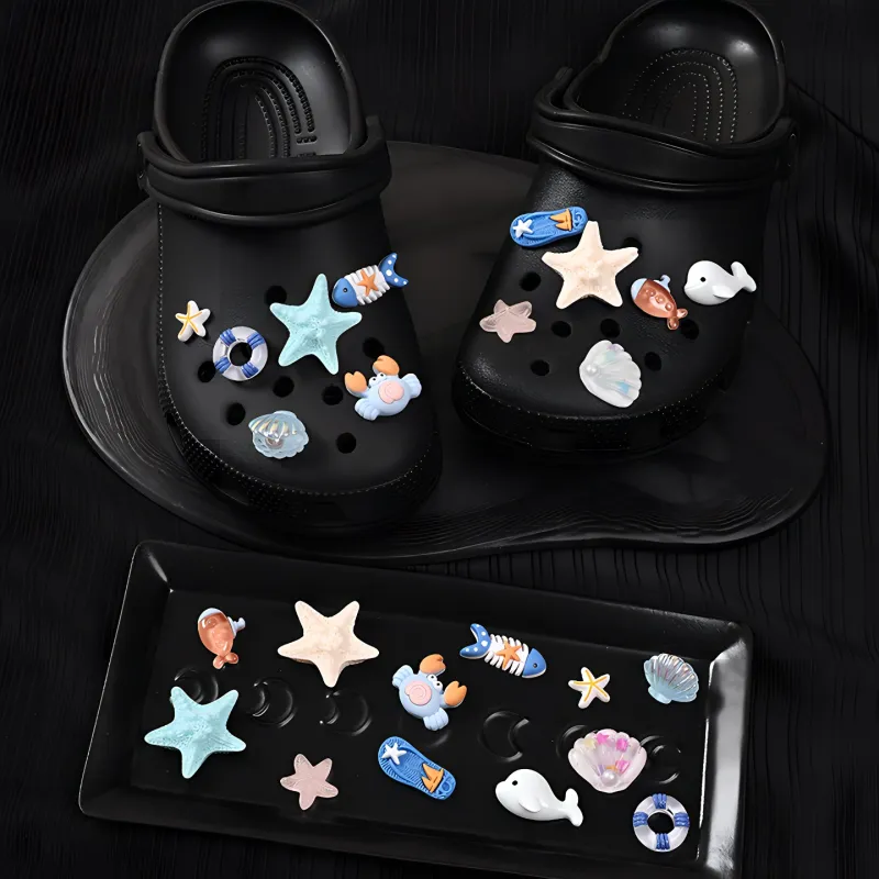 ZUOWEISHIJIA Resin Shoe Buckle Unisex-4