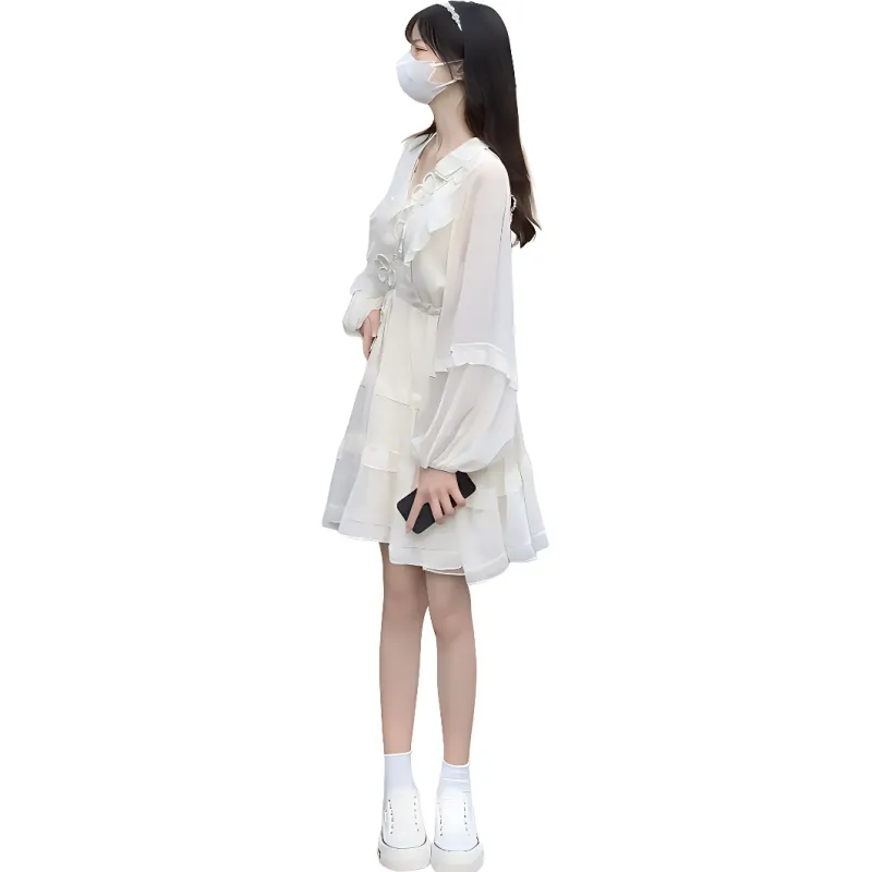 Dior Beauty Long Sleeved Dress Women's-1