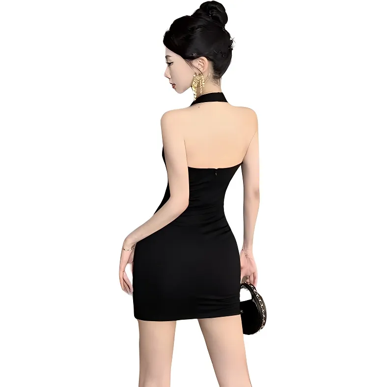 Garbege Evening Dresses Women's Black Dress-1