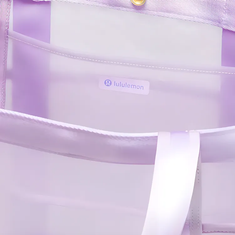 Lululemon Recycled Nylon Tote Bag, Shopping Bag, Handbag Unisex Lavender-2